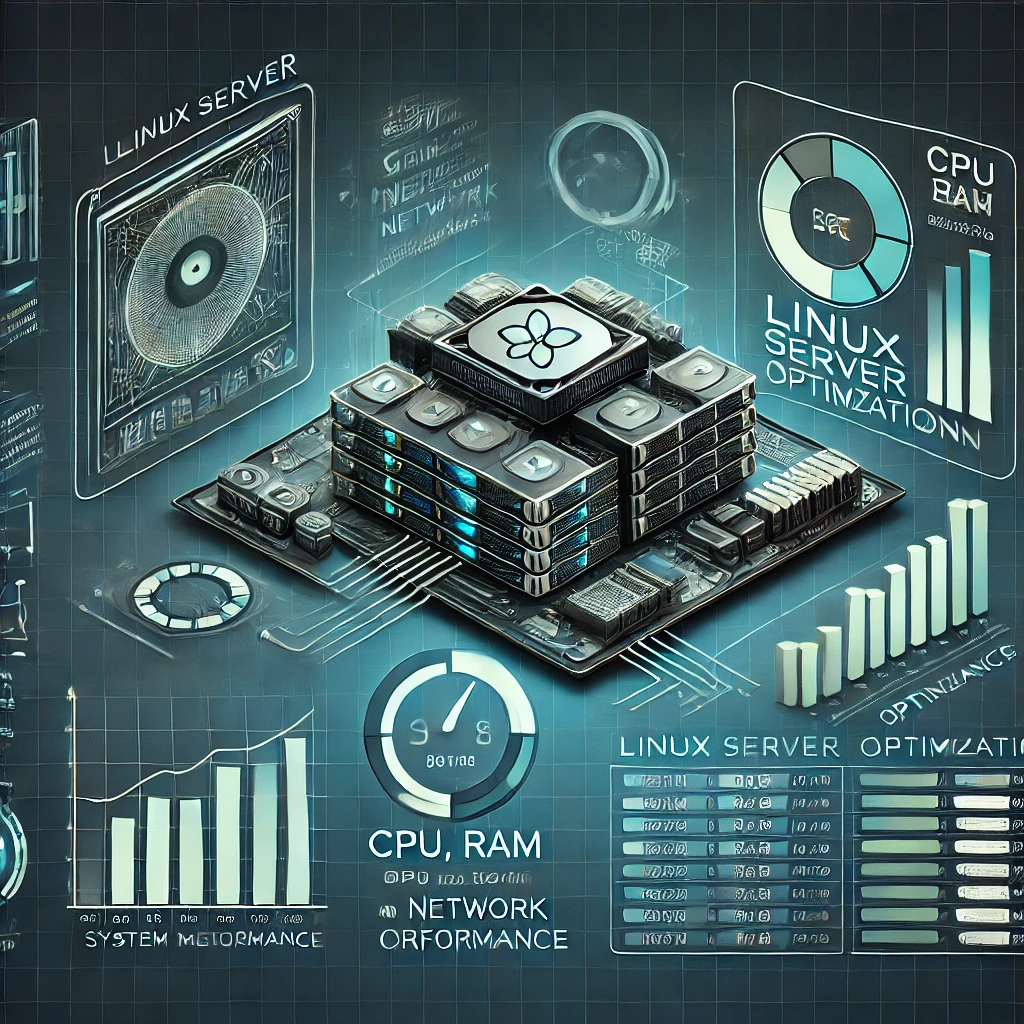 Linux Sunucu Performans ve Kaynak Optimizasyonu Görseli