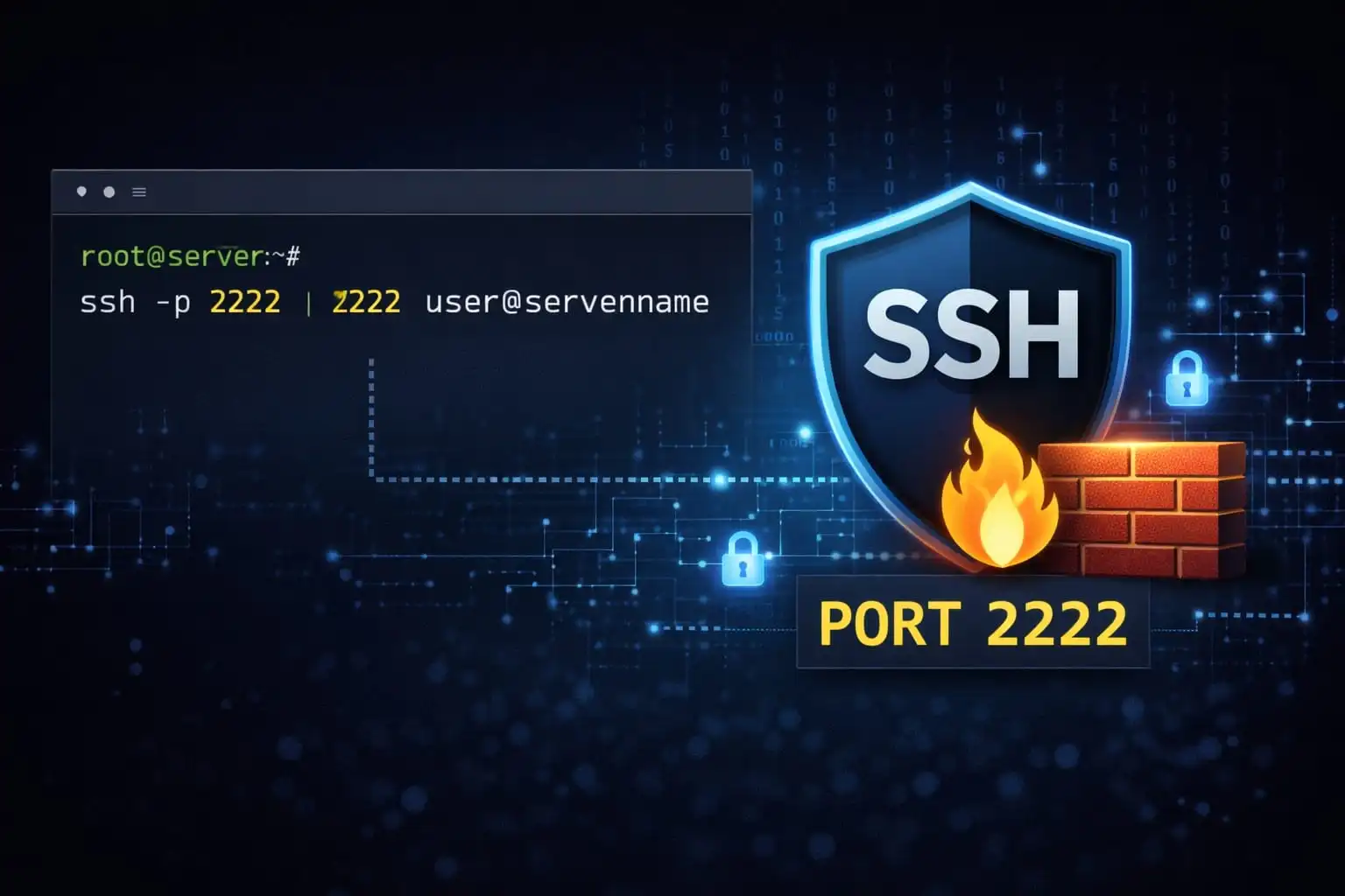 SSH Portunu Değiştirmek Güvenliği Ne Kadar Etkiler? Görseli